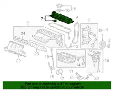 COVER COMP,CYLN H 12310RB0003 HONDA