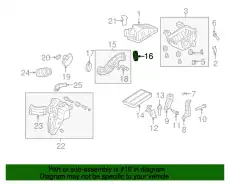CLAMP,AIR FLOW 17314PPD003 HONDA