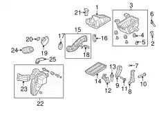 CLAMP,AIR FLOW 17314PPD003 HONDA