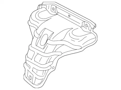 18120PLD000 COVER,EXH MNFLD HONDA