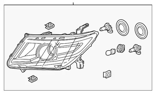 Фара HONDA 33150TK8A02