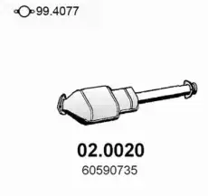 катализатор глушителя AR 02.0020 ASSO