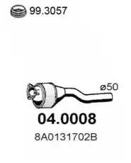 катализатор глушителя Audi 04.0008 ASSO