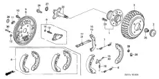 SPRING A,BRAKE 43171S3Y003 HONDA