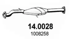 катализатор глушителя Ford 14.0028 ASSO