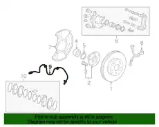 Датчик ABS HONDA 57450TR3A12