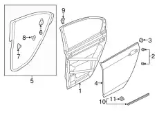 PANEL COMP,R RR D 67510T2FA00ZZ HONDA