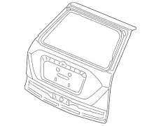 TAIL GATE COMP(DO 68100SYEA90ZZ HONDA