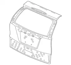 TAIL GATE,COMP (D 68100T0G305ZZ HONDA