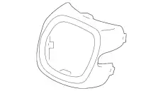 EMBLEM COVER,FR G 71128SXSA11 HONDA