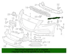 71190SZTG01 BRACKET, PLASTIC HONDA