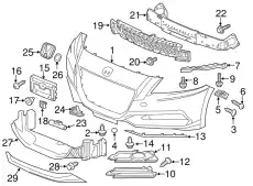 71190SZTG01 BRACKET, PLASTIC HONDA