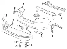 BRKT L,RR BPR SID 71508TM8A00 HONDA
