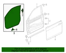 Ручка двери HONDA 72310T2FA01