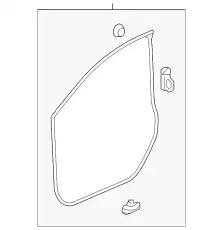 Ручка двери HONDA 72350TR3A01