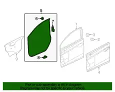 Ручка двери HONDA 72350TR3A01