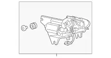 MOTOR COMP,RR WIP 76710SHJA02 HONDA