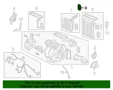 GROM HEATER PIPE 79731S5A000 HONDA
