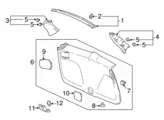 Ручка двери HONDA 84441TLAA01ZA