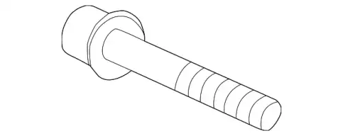 BOLT,FLANGE,10X45 957011004508 HONDA