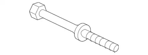 BOLT,FLANGE,12X80 957011208008 HONDA