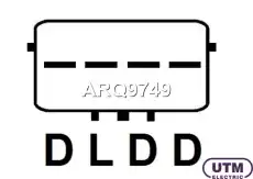 Регулятор генератора ARQ9749 UTM