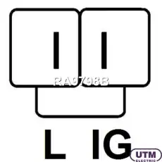 Регулятор генератора RA9798B UTM