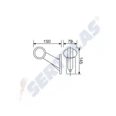 Автолампа SERTPLAS 0124LEMKB