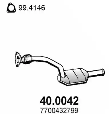 ASSO 40.0042 Катализатор 1934671