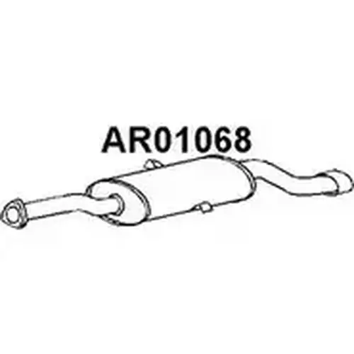 глушитель задняя часть AR AR01068 VENEPORTE
