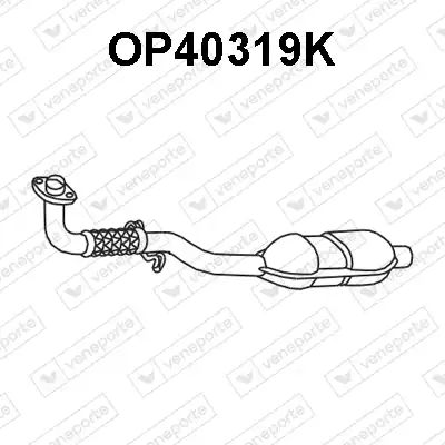 катализатор глушителя Opel OP40319K VENEPORTE