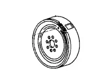 FLEXPLATE-TORQUE CONVERTER DRIVE 4736832AB CHRYSLER