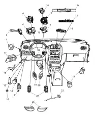 SWITCH-SPEED CONTROL 5026006AA CHRYSLER