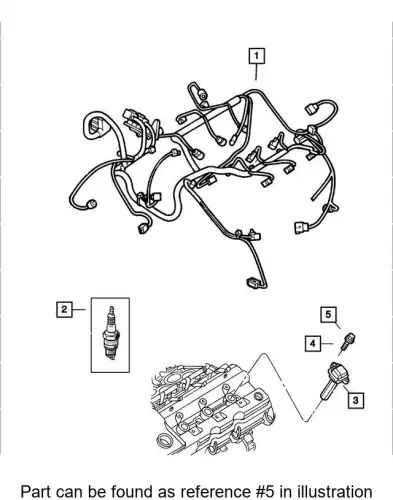 BOLT-SPECIAL HEAD 6505121AA CHRYSLER