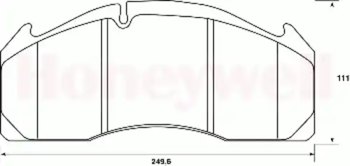 Тормозные колодки дисковые JURID 2912509560