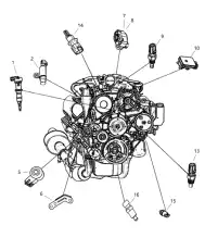SENSOR-OIL TEMPERATURE 5149008AA CHRYSLER