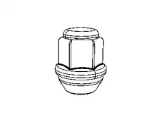 NUT-WHEEL 6509769AA CHRYSLER