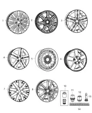 NUT-WHEEL 6509769AA CHRYSLER