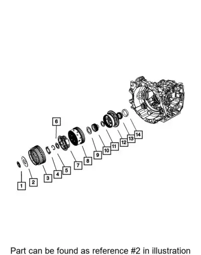 PLATE-TRANSMISSION O/DRIVE CLUTCH 4431669AB CHRYSLER