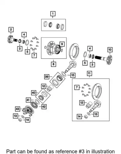 SEAL-AXLE DRIVE SHAFT 4626696 CHRYSLER