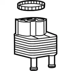 COOLER-ENGINE OIL 5037523AB CHRYSLER