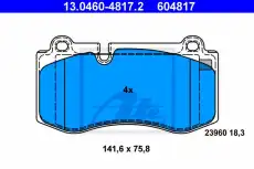 Тормозные колодки дисковые ATE 13.0460-4817.2