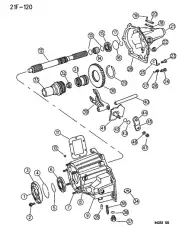 SEAL-OUTPUT SHAFT 4746258 CHRYSLER