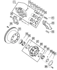 SEAL-WHEEL BEARING 2954738 CHRYSLER