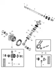 NUT-PINION 4720895AB CHRYSLER
