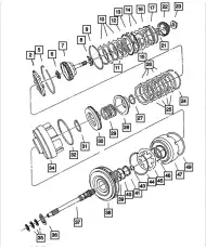 PLATE-TRANSMISSION O/DRIVE CLUTCH 4531556AD CHRYSLER
