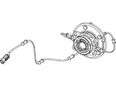 SENSOR-WHEEL SPEED 5154230AE CHRYSLER