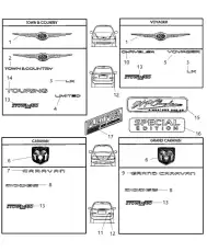 NAMEPLATE-CHRYSLER 5113296AA