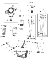 ABSORBER-SUSPENSION 68069675AC CHRYSLER
