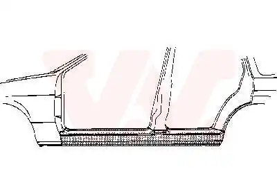 Порог левый 0308103 VAN WEZEL